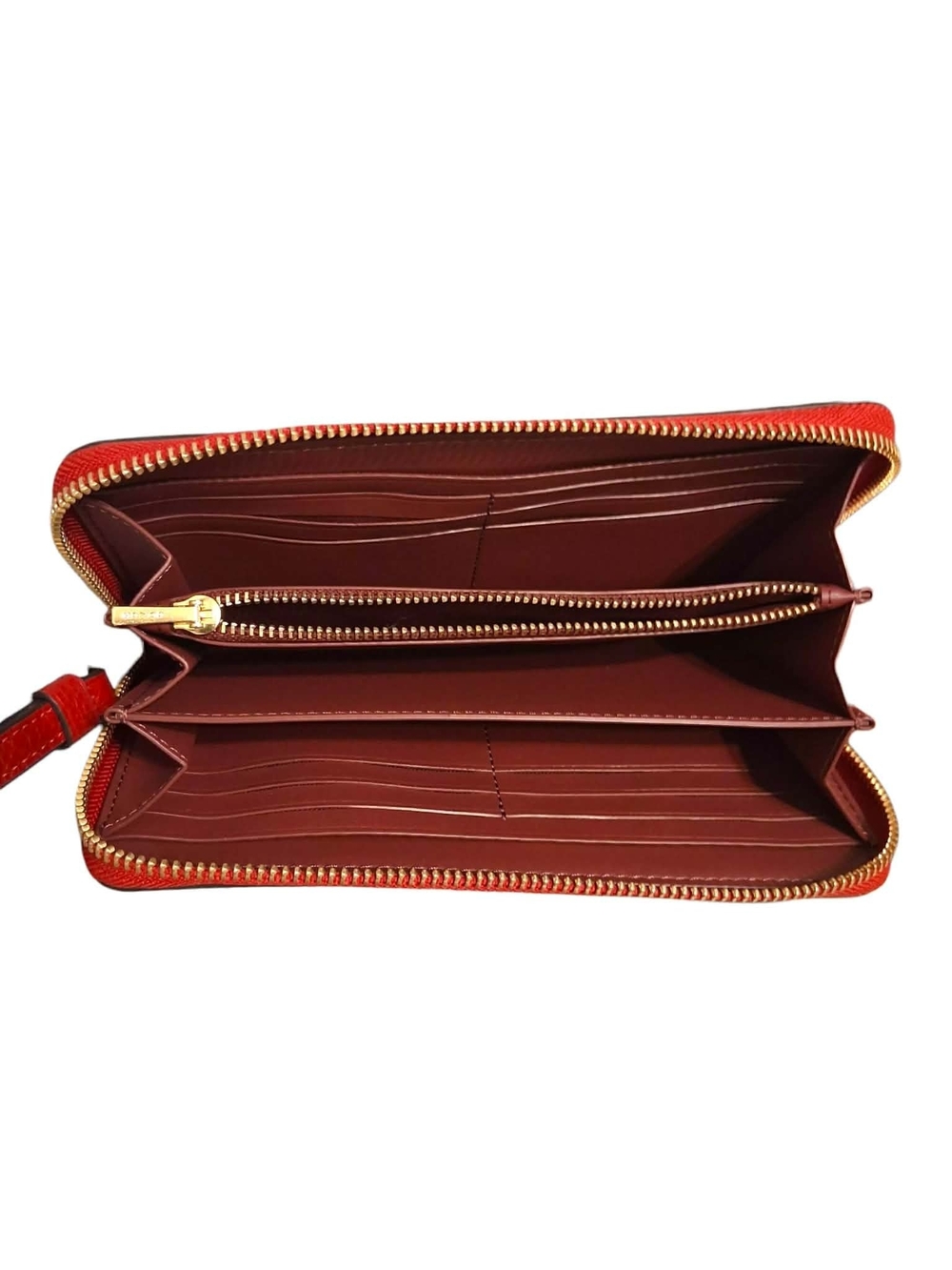 Coach 1941 Red Zip Around Wallet - Picture 8 of 10